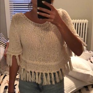Free People Knit Sweater Blouse